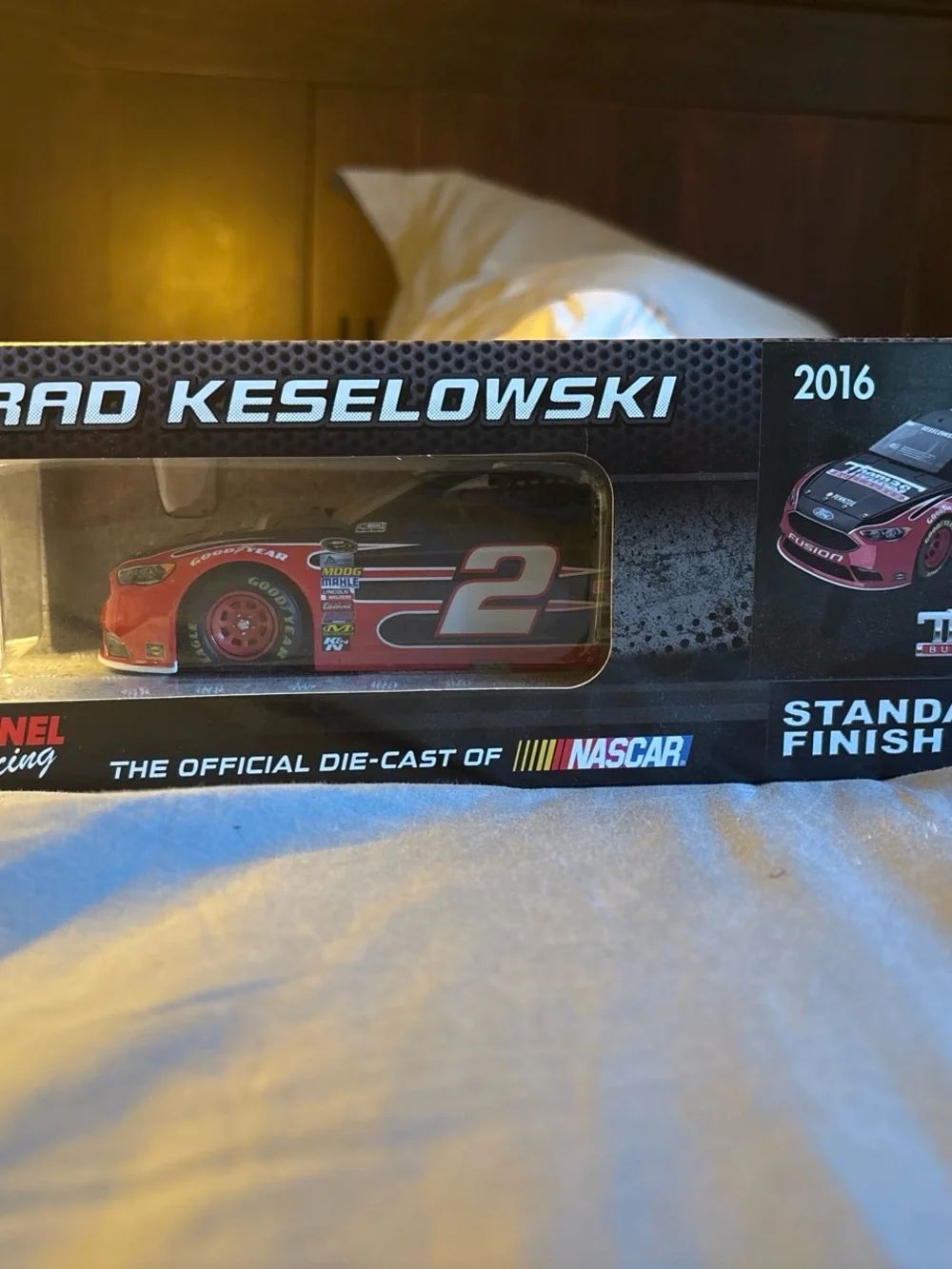 #2 Die-Cast NASCAR Race Car Toy - Black and Red